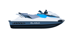 Side profile shot of EV Jetski