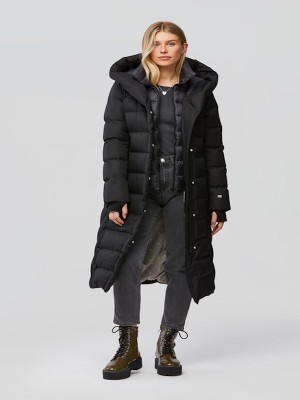 Soia & Kyo – Talyse Long Parka – Black