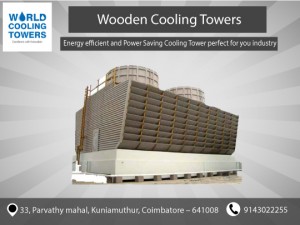 Wooden cooling towers