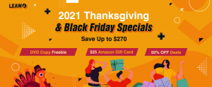 Leawo Thanksgiving and Black Friday Deals