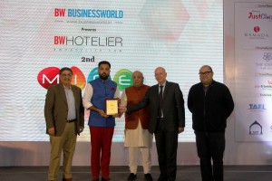 “Young Achiever for Preserving Heritage & Promoting Hospitality” award to  Mr. Lakshyaraj Singh Mewar, the young and dynamic Executive Director of HRH Group of Hotels