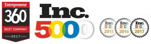 Multiple time Inc. 5000 and Entrepreneur360 honoree.