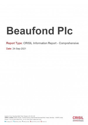 FINAL S P REPORT BAUFOND PLC page 0001