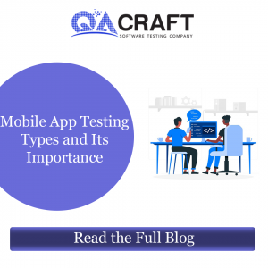 mobile app testing types