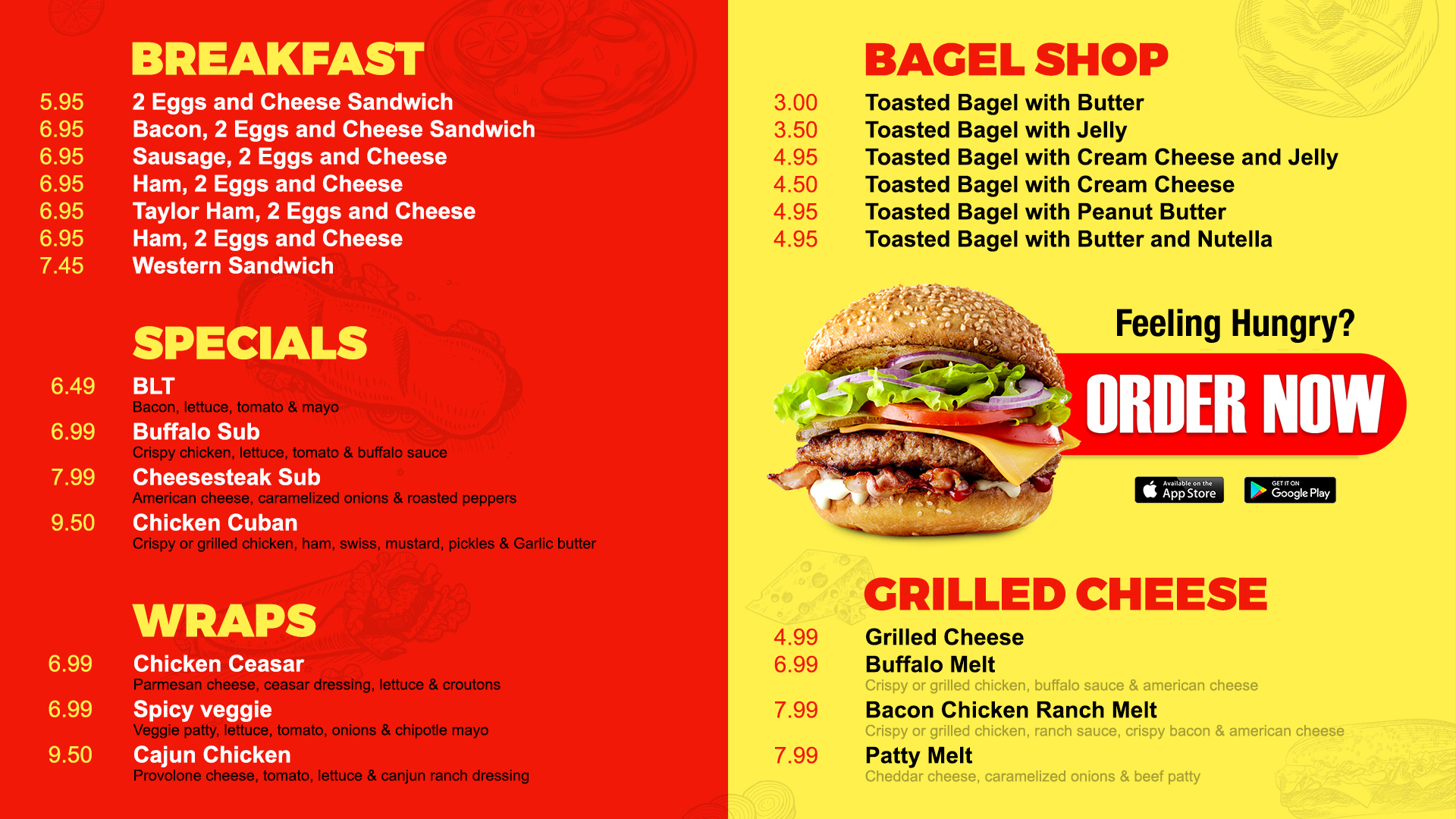 digital menu template digital menu template