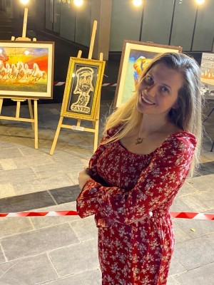 HH Sheikh Zayed Sea Shell Art