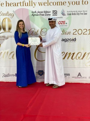Official presentation participation certificate to Nadiya