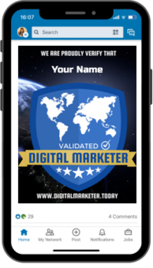 Digital Marketer Validation Badge