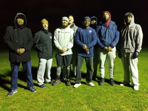 SCJAAF Conference President, Charlie Valencia, presenting Championship Trophy to Chris Mercadal