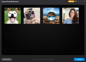 Leawo Photo BG Remover Import Photo
