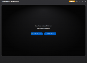 Leawo Photo BG Remover Interface