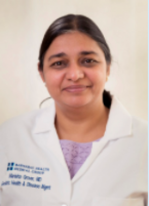 Manisha Grover, MD, a Geriatrician with Saint Barnabas Medical Center
