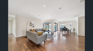 Example of using space and light in property staging