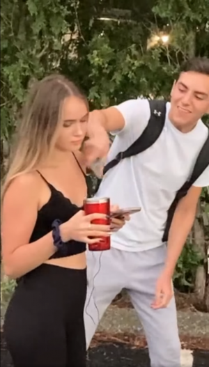 Nicholas Pinto cutting headphones 2