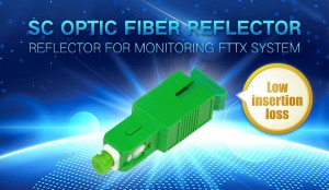 Optic Fiber Reflector for monitoring FTTx system