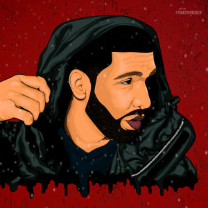 Drake Art By Simon Rieber