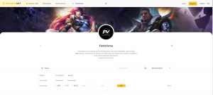 Binance FantaVerse nft homepage