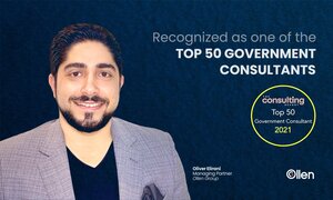 Oliver Elirani of Ollen Group recognized as one of the top 50 government consultants in 2021 by the Consulting Report