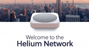 Helium Mining with Radio Network