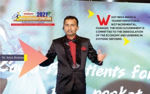 Dr. Satya Brahma, Founder chairman of India Leadership Conclave