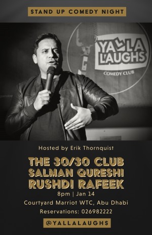 Celebrity Salman Qureshi in Abu Dhabi