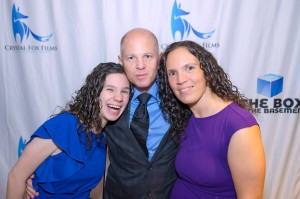 Mike, Trisha & Arianna Fox at The Box in the Basement sold out premiere at Westown Movie T