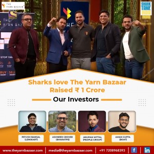 The Yarn Bazaar, a 1-stop yarn solution bags 1 Cr at Shark Tank India