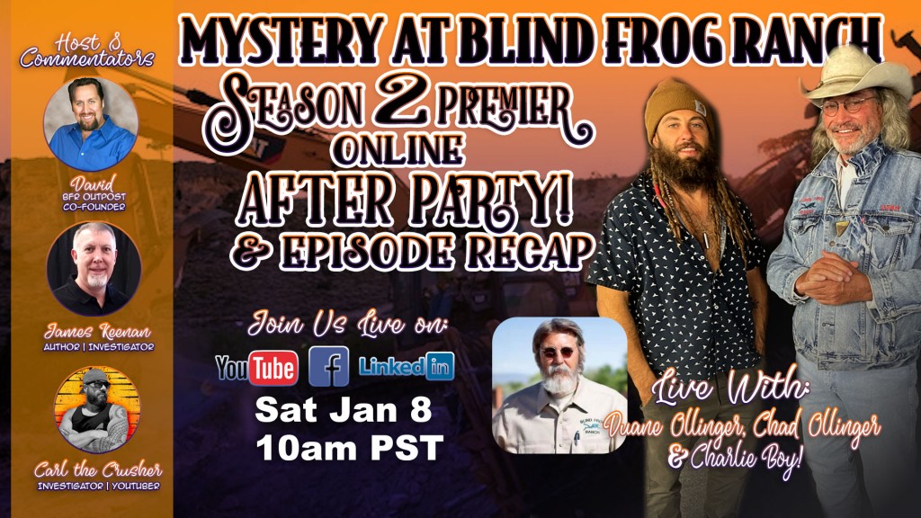 Mystery at Blind Frog Ranch Season 2 Premier Online After Party & Recap
