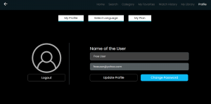 Demo Screenshot Muvi Windows Desktop Application Solution