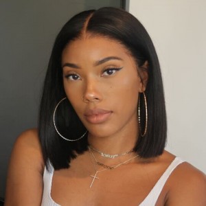 lovmuse straight short bob wig