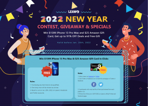 Can’t-Miss Promotion with Up to 91% and 60% Off Discount in Leawo’s 2022 New Year Giveaway & Specials 