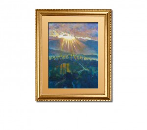 Tuscany Last Light Framed