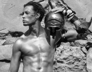 The Celebrity Artist Lord Conrad As A Spartan Warrior By The Famous Photographer Maurizio Montani