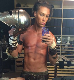 The Celebrity Artist Lord Conrad As A Spartan Warrior By The Famous Photographer Maurizio Montani