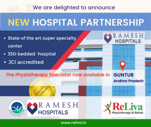 New partnership ReLiva Physiotherapy with Aster Dm Ramehs Hopital Guntur