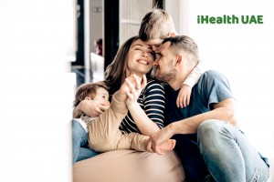 young family with their sons home having fun 1