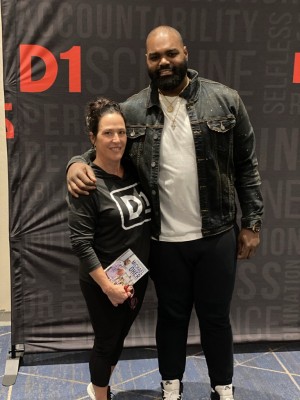 Rookies after a workout