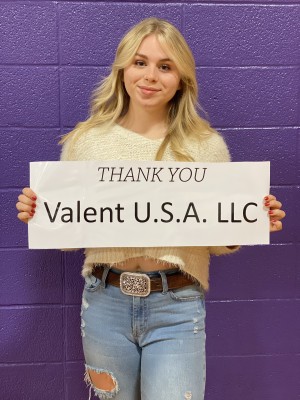 ORR receives $1000 FFA grant  from VALENT U.S.A. LLC to pursue AGRIBUSINESS SAE