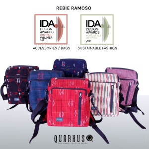 The Kimono Bag wins bronze for Accessories and Honorable Mention for Sustainable Fashion