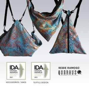 The Tupi Foldable Bag earns Honorable Mention for Accessories and Textile Design