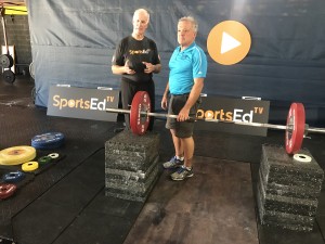 Coach Newton and Two-time Olympian Derrick Crass 