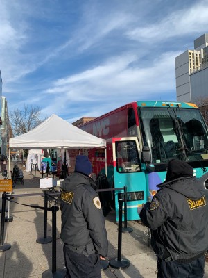 International Security Services, Inc. is providing security for NYC Mobile Vaccine Clinics