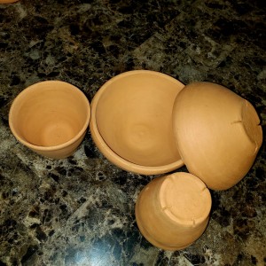 Set of 2 Cups & 2 Bowls