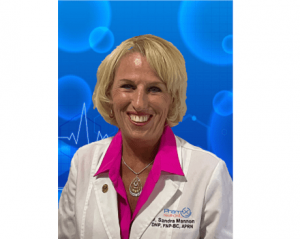 Dr. Sandra Mannon, DNP, FNP-BC, APRN, RYT, a Family Nurse Practitioner with Sears Institute for Anti-Aging Medicine