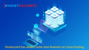 Hostaccent has added some new features on Linux hosting