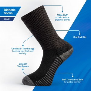 Well Heeled ShapedUp Diabetic Socks Key Features
