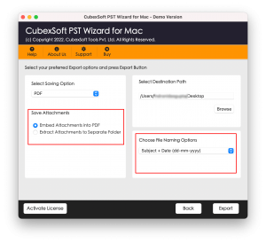 pdf option
