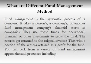 Different Fund Management