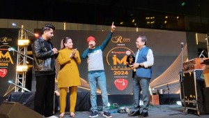 P S GAYEN Speaking on the Stage