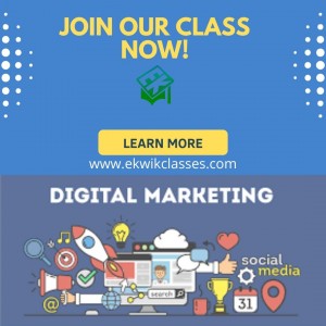 Join the Top Advanced Digital Marketing Institute in Delhi by Ekwik Class